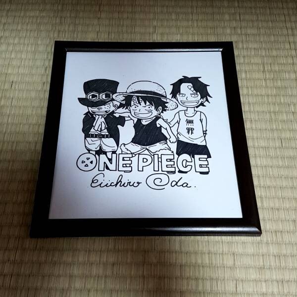 Educational counterfeit reference image (v487885014.1). — educational counterfeit (FAKE) shikishi reference associated with Eiichiro ODA
