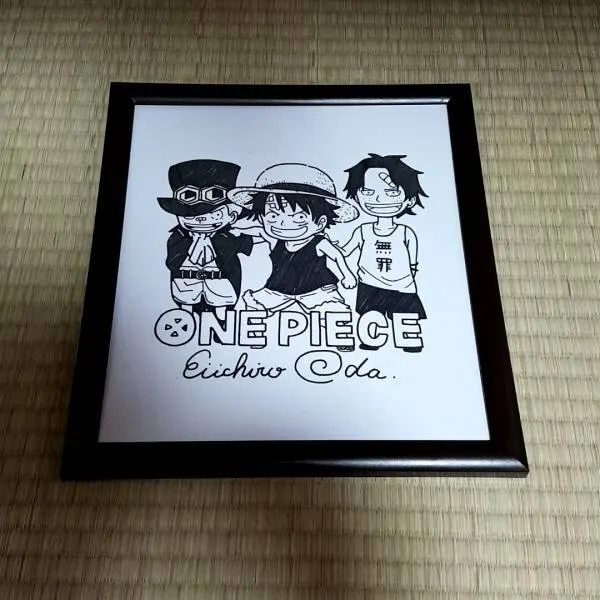 Educational counterfeit reference image (v487885014.1). — educational counterfeit (FAKE) shikishi reference associated with Eiichiro ODA