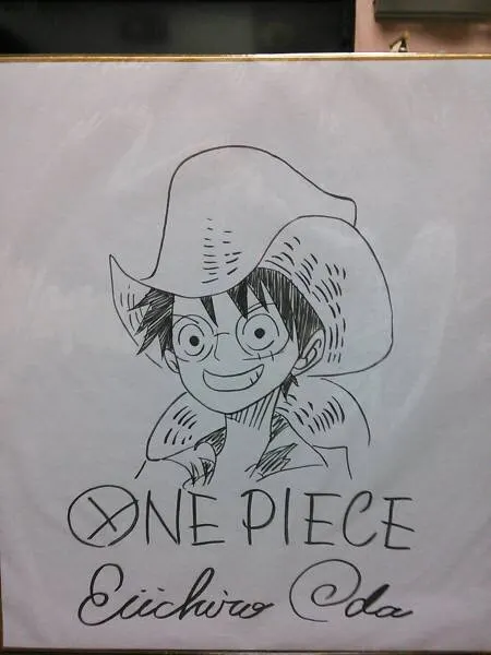 Educational counterfeit reference image (l382584452.1). — educational counterfeit (FAKE) shikishi reference associated with Eiichiro ODA