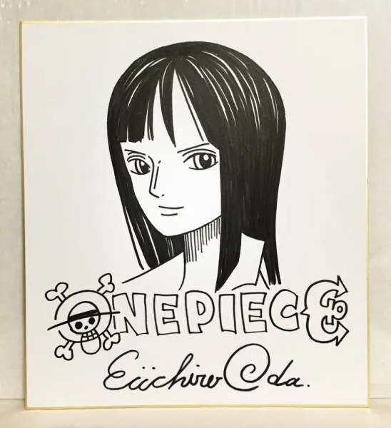 Educational counterfeit reference image (c591663176.1). — educational counterfeit (FAKE) shikishi reference associated with Eiichiro ODA