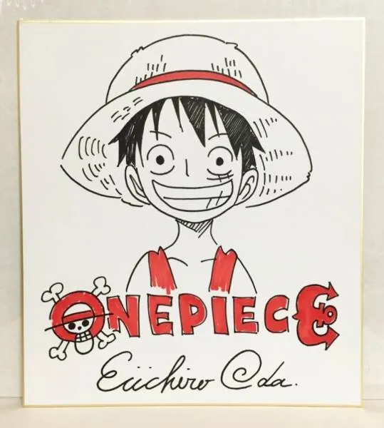 Educational counterfeit reference image (u137297360.1). — educational counterfeit (FAKE) shikishi reference associated with Eiichiro ODA