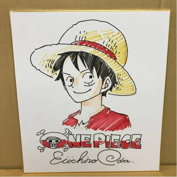 Educational counterfeit reference image (s525403083.1). — educational counterfeit (FAKE) shikishi reference associated with Eiichiro ODA