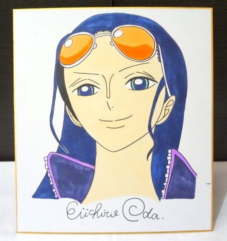 Educational counterfeit reference image (e219566294.1). — educational counterfeit (FAKE) shikishi reference associated with Eiichiro ODA