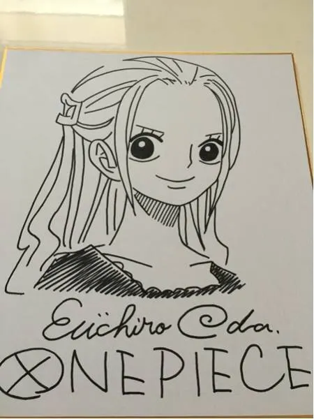 Educational counterfeit reference image (w174201189.1). — educational counterfeit (FAKE) shikishi reference associated with Eiichiro ODA