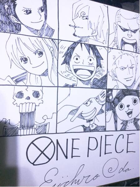 Educational counterfeit reference image (o181520424.1). — educational counterfeit (FAKE) shikishi reference associated with Eiichiro ODA