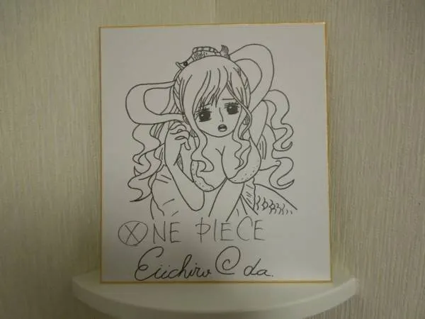 Educational counterfeit reference image (e221605204.1). — educational counterfeit (FAKE) shikishi reference associated with Eiichiro ODA