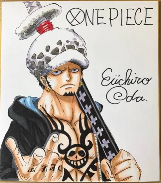 Educational counterfeit reference image (b266756951.1). — educational counterfeit (FAKE) shikishi reference associated with Eiichiro ODA