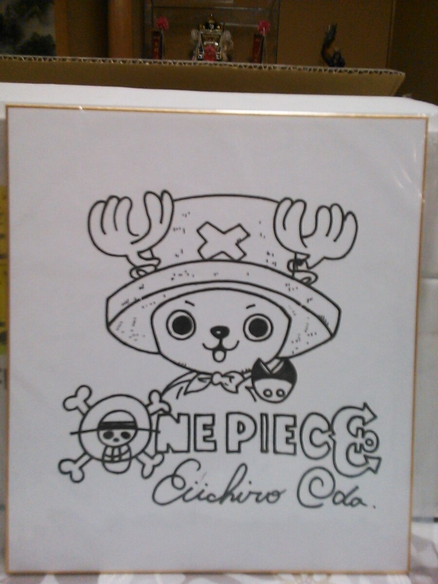 Educational counterfeit reference image (x505586860.1). — educational counterfeit (FAKE) shikishi reference associated with Eiichiro ODA