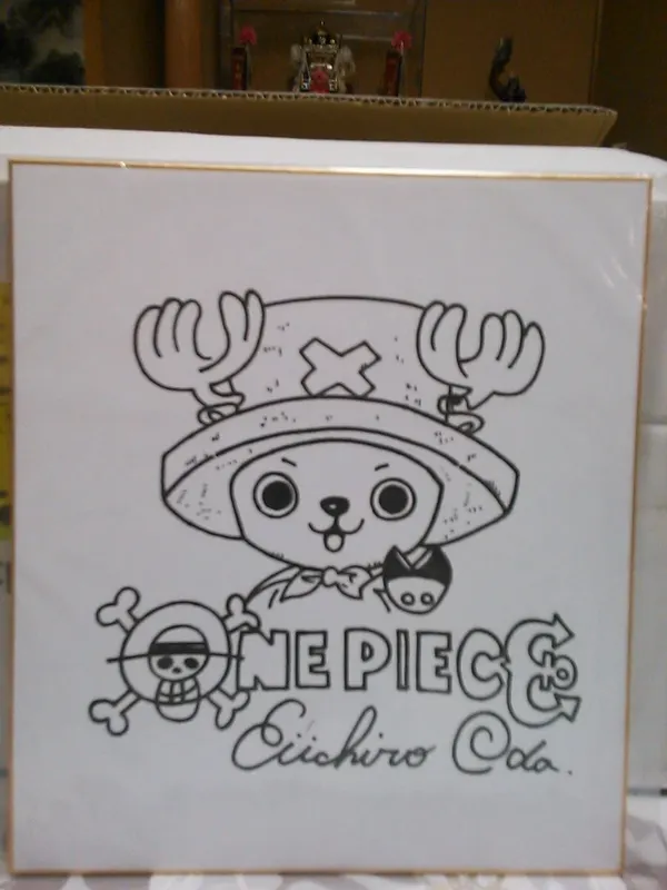 Educational counterfeit reference image (x503296803.1). — educational counterfeit (FAKE) shikishi reference associated with Eiichiro ODA
