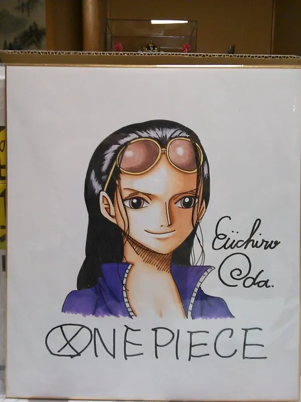 Educational counterfeit reference image (b274734053.1). — educational counterfeit (FAKE) shikishi reference associated with Eiichiro ODA