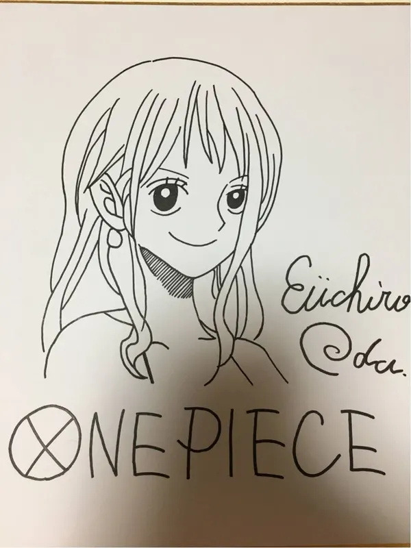 Educational counterfeit reference image (c616111884.1). — educational counterfeit (FAKE) shikishi reference associated with Eiichiro ODA