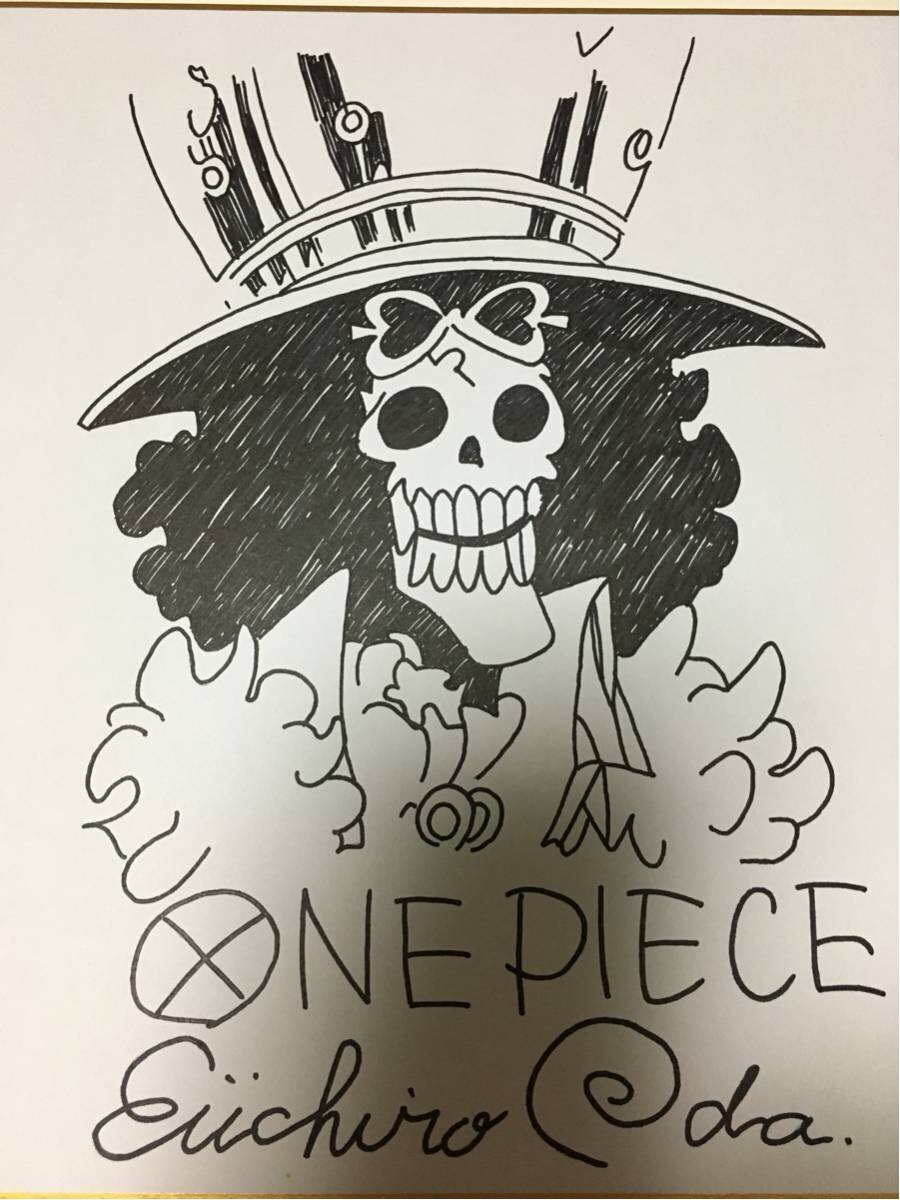 Educational counterfeit reference image (m221451594.1). — educational counterfeit (FAKE) shikishi reference associated with Eiichiro ODA