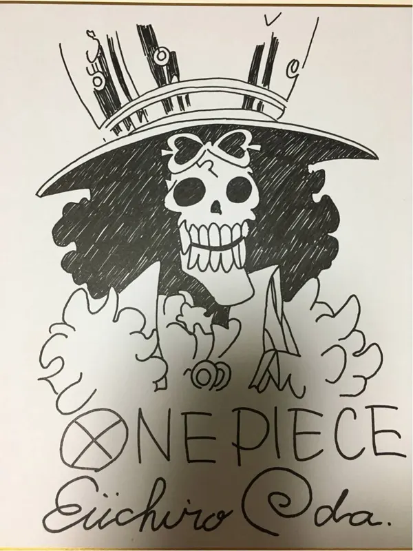 Educational counterfeit reference image (m221451594.1). — educational counterfeit (FAKE) shikishi reference associated with Eiichiro ODA