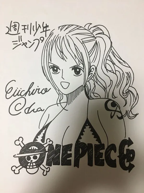 Educational counterfeit reference image (l420847467.1). — educational counterfeit (FAKE) shikishi reference associated with Eiichiro ODA