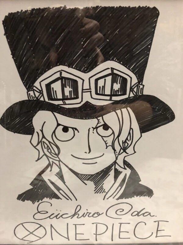 Educational counterfeit reference image (t550428977.3). — educational counterfeit (FAKE) shikishi reference associated with Eiichiro ODA