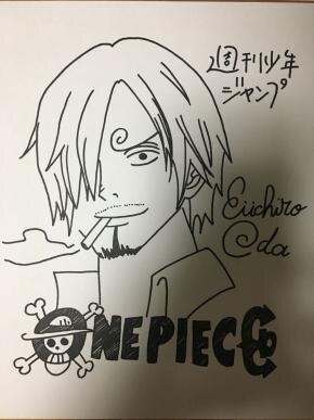 Educational counterfeit reference image (k301424268). — educational counterfeit (FAKE) shikishi reference associated with Eiichiro ODA