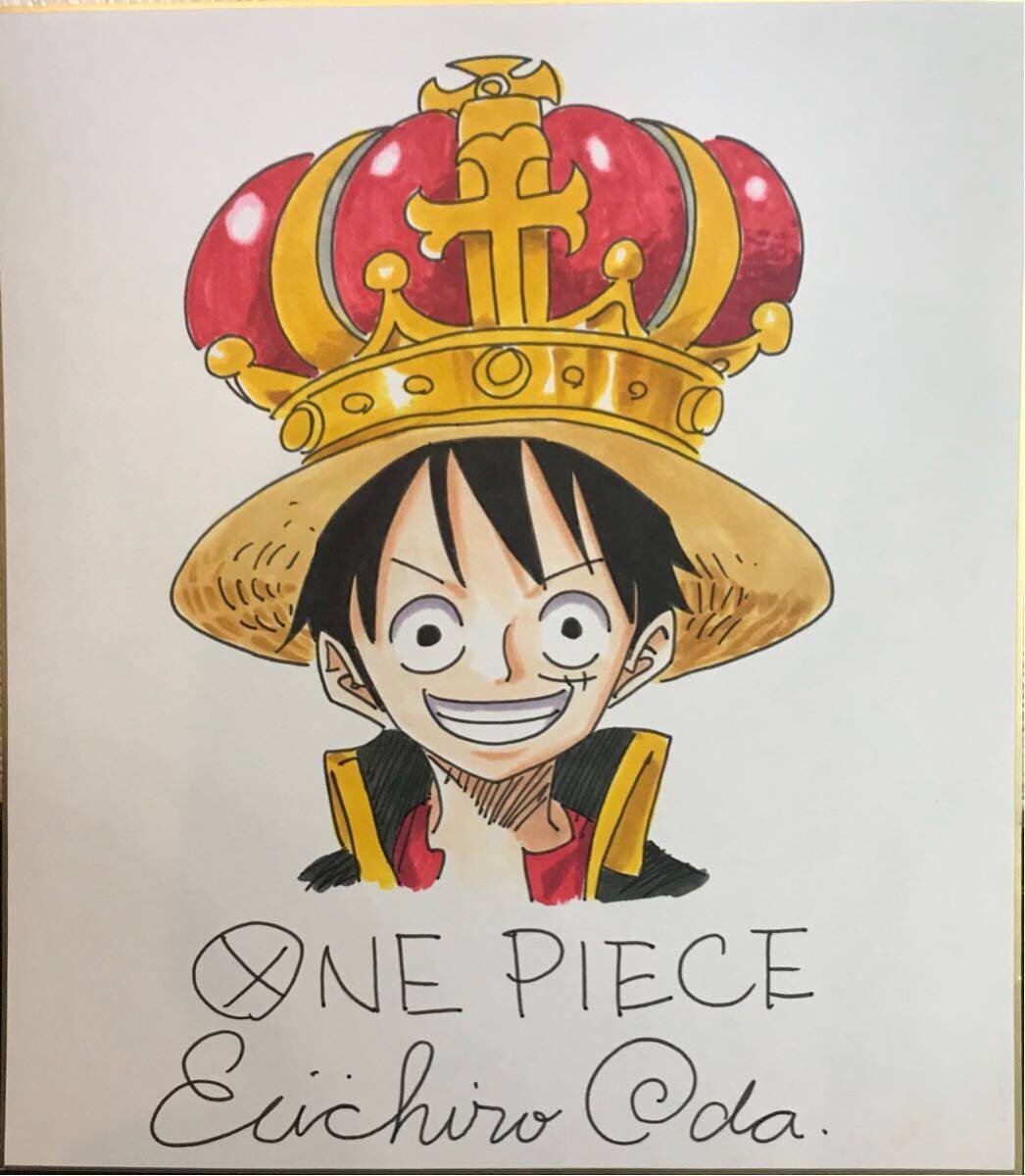 Educational counterfeit reference image (306239531.4). — educational counterfeit (FAKE) shikishi reference associated with Eiichiro ODA