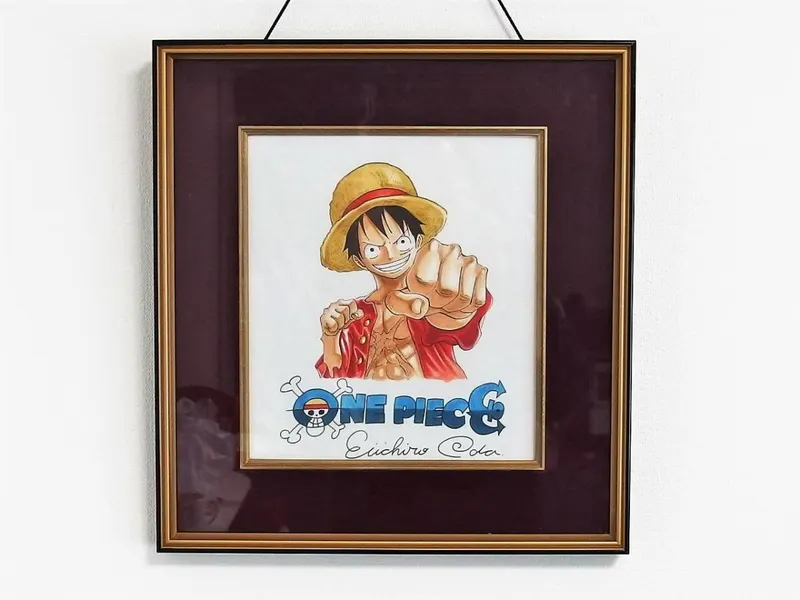Educational counterfeit reference image (q200212422.1). — educational counterfeit (FAKE) shikishi reference associated with Eiichiro ODA