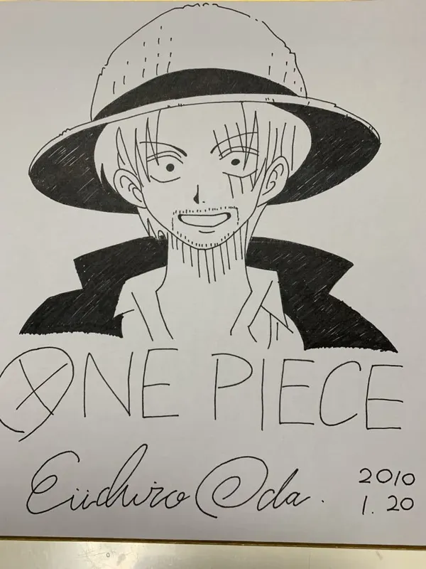 Educational counterfeit reference image (u272116182.1). — educational counterfeit (FAKE) shikishi reference associated with Eiichiro ODA