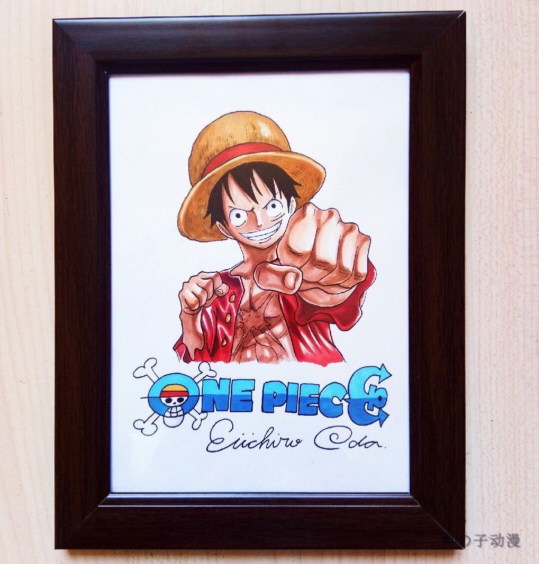 Educational counterfeit reference image (391355496.1). — educational counterfeit (FAKE) shikishi reference associated with Eiichiro ODA