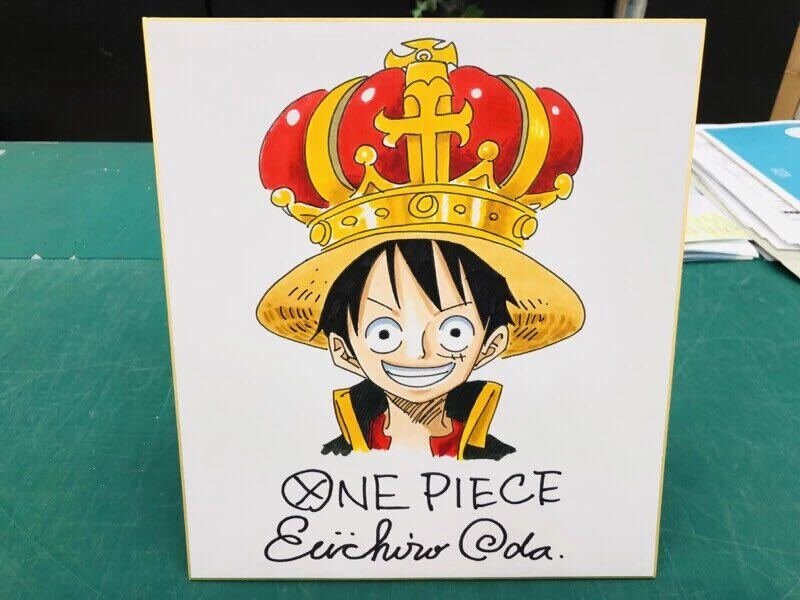 Educational counterfeit reference image (m355218081.7). — educational counterfeit (FAKE) shikishi reference associated with Eiichiro ODA