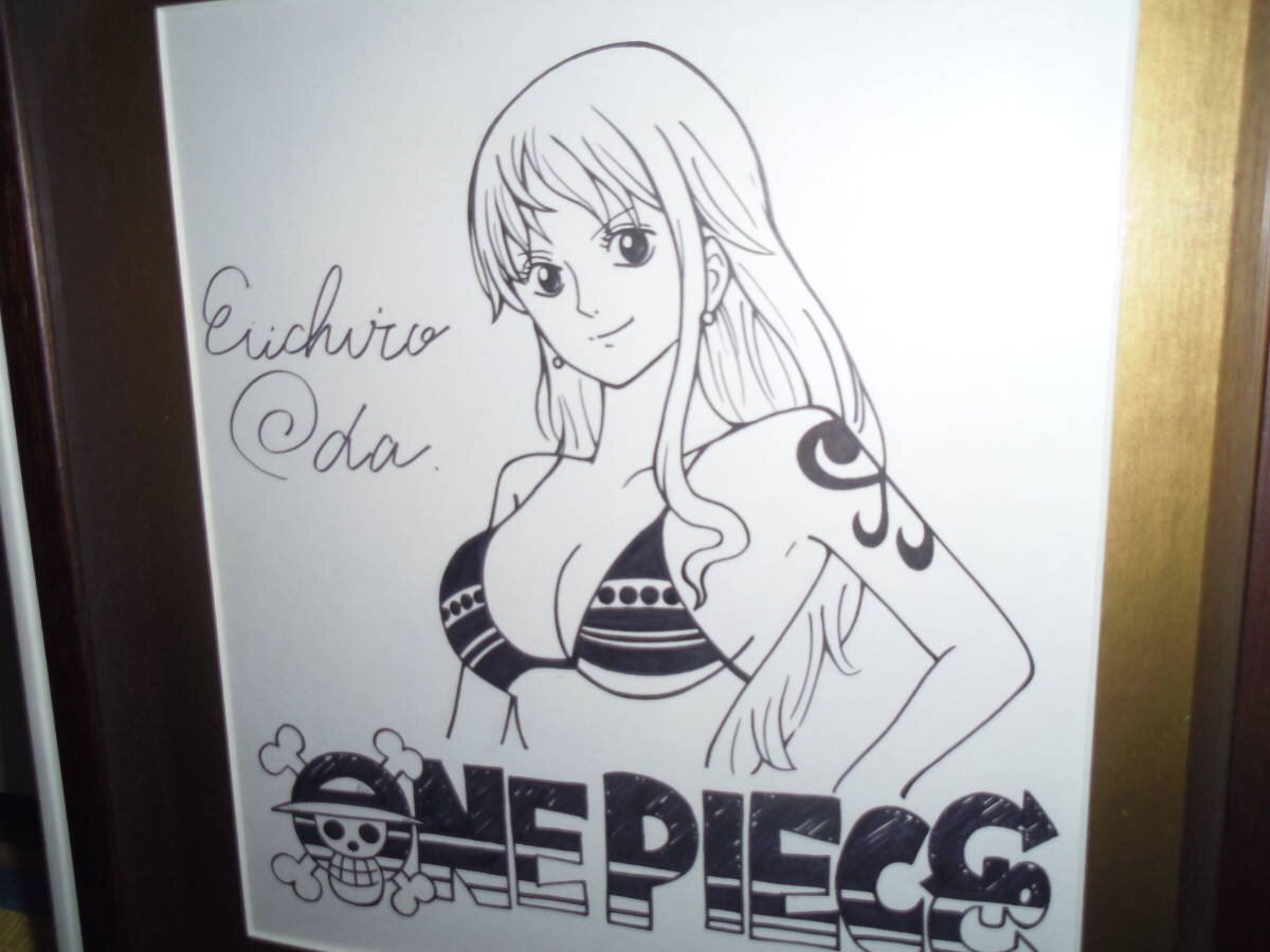 Educational counterfeit reference image (c763896248.2). — educational counterfeit (FAKE) shikishi reference associated with Eiichiro ODA