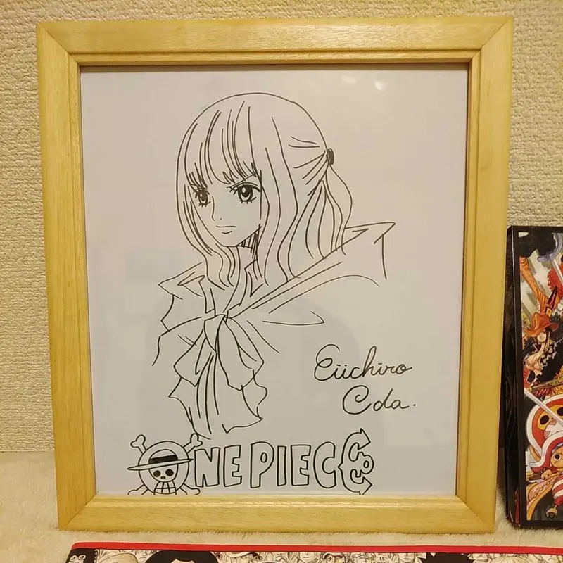 Educational counterfeit reference image (b465115012.2). — educational counterfeit (FAKE) shikishi reference associated with Eiichiro ODA