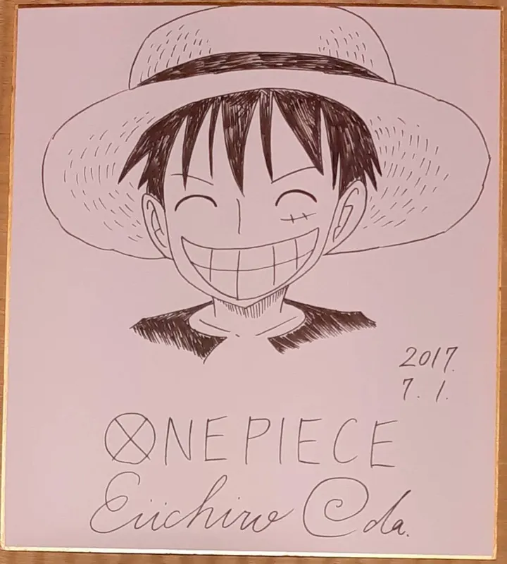 Educational counterfeit reference image (c846588391.1). — educational counterfeit (FAKE) shikishi reference associated with Eiichiro ODA