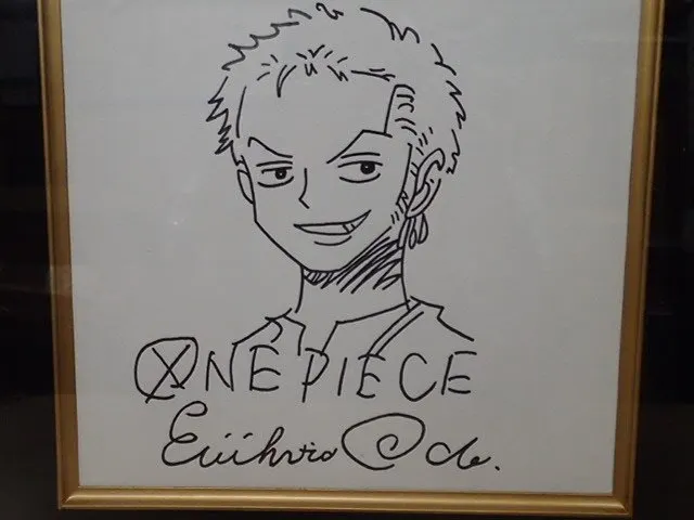 Educational counterfeit reference image (t764808186.2). — educational counterfeit (FAKE) shikishi reference associated with Eiichiro ODA