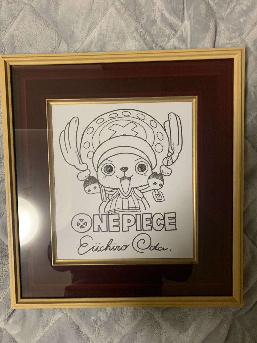 Educational counterfeit reference image (w434181165.1). — educational counterfeit (FAKE) shikishi reference associated with Eiichiro ODA