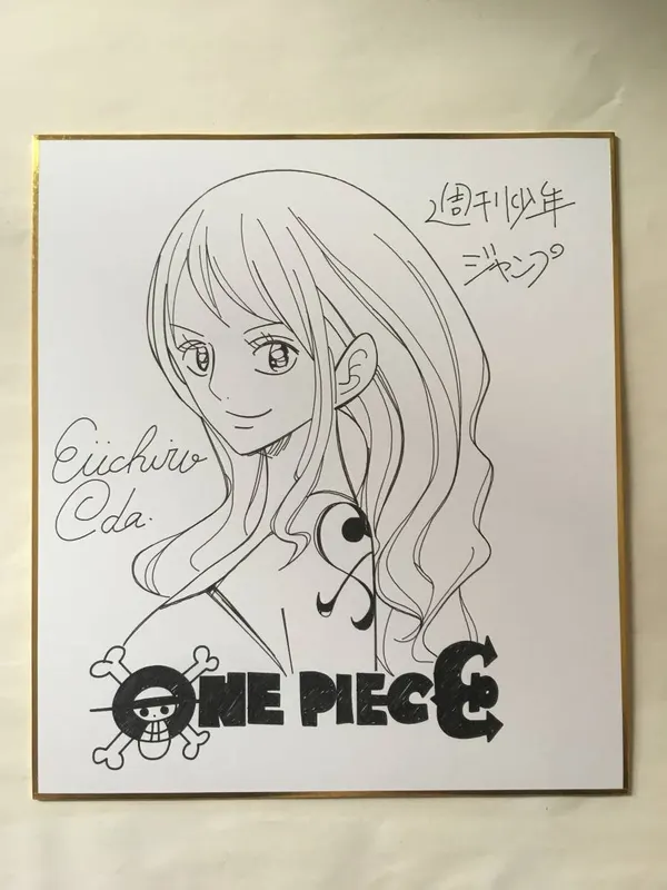 Educational counterfeit reference image (m471818852.1). — educational counterfeit (FAKE) shikishi reference associated with Eiichiro ODA