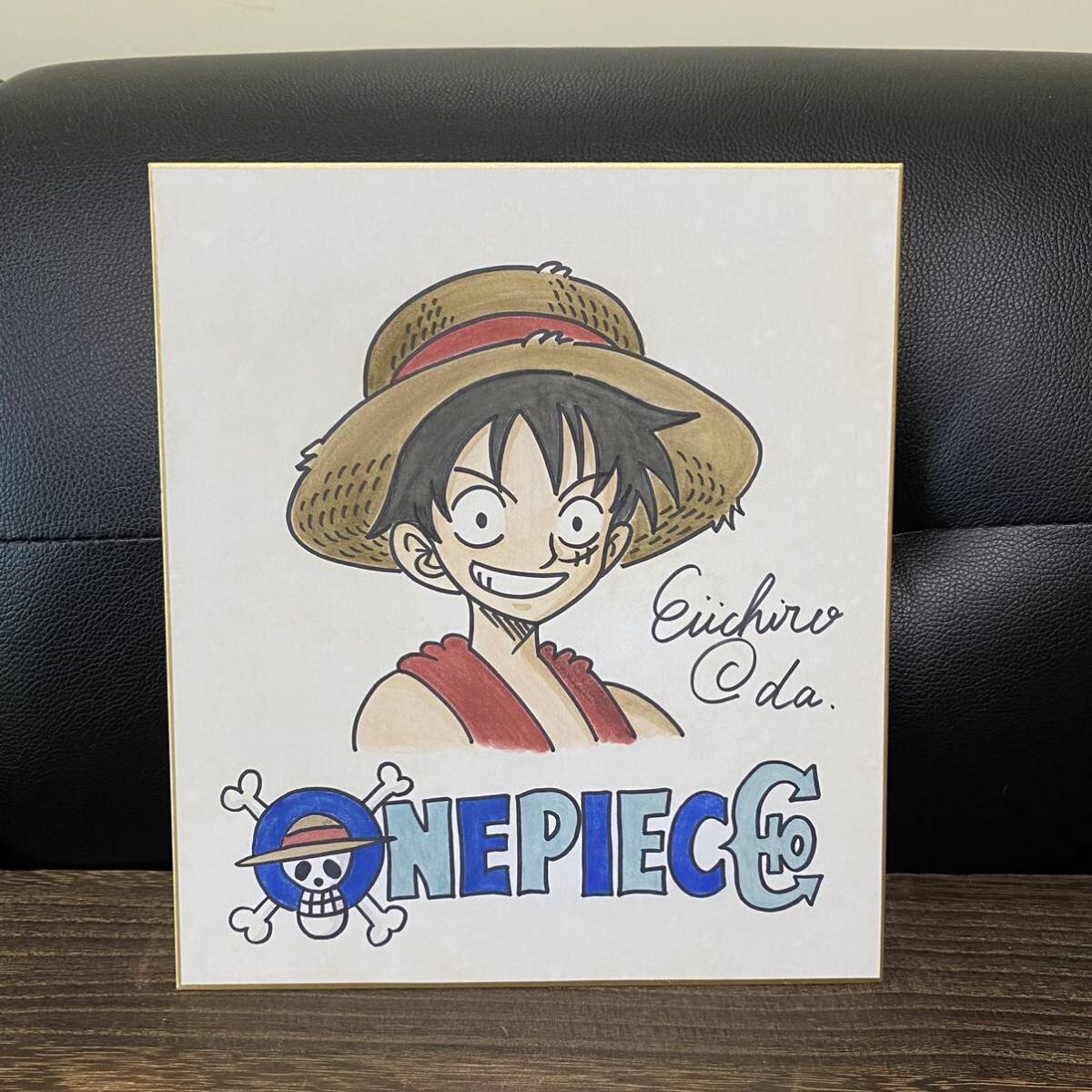 Educational counterfeit reference image (k1016098133.1). — educational counterfeit (FAKE) shikishi reference associated with Eiichiro ODA