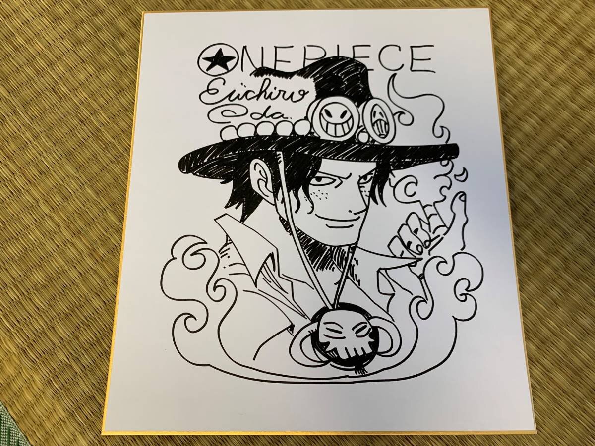 Educational counterfeit reference image (c1099522658.1). — educational counterfeit (FAKE) shikishi reference associated with Eiichiro ODA
