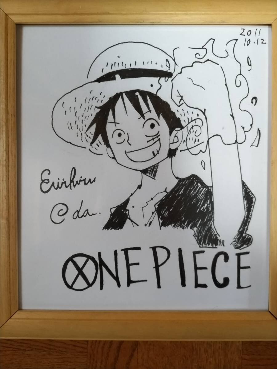 Educational counterfeit reference image (u1107228923.1). — educational counterfeit (FAKE) shikishi reference associated with Eiichiro ODA