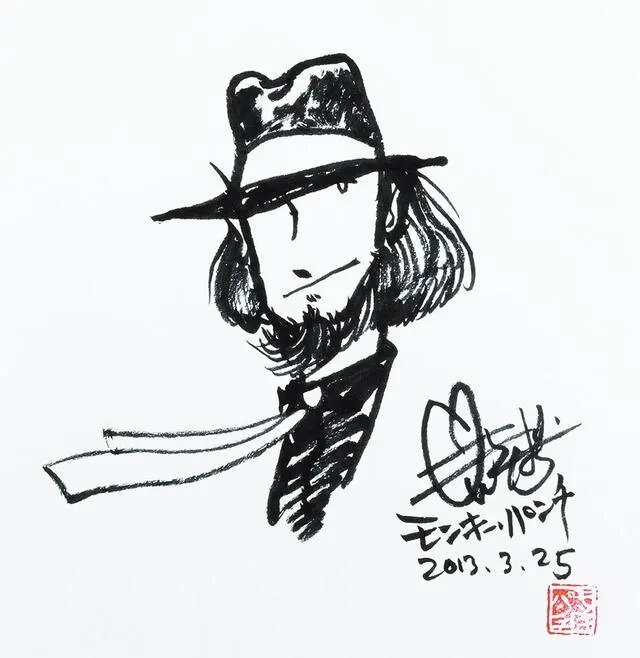 Educational authentic reference image (2a039d4de313a0cdc22d38734c96725bff2d2e95_large). — educational authentic (REAL) shikishi reference associated with Monkey Punch