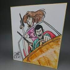 Educational counterfeit reference image (tatttttt). — educational counterfeit (FAKE) shikishi reference associated with Monkey Punch