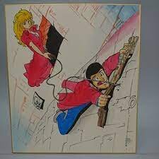 Educational counterfeit reference image (taweaweatat). — educational counterfeit (FAKE) shikishi reference associated with Monkey Punch