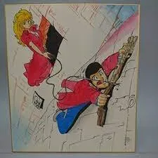 Educational counterfeit reference image (taweaweatat). — educational counterfeit (FAKE) shikishi reference associated with Monkey Punch