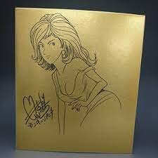 Educational counterfeit reference image (aweatewweae). — educational counterfeit (FAKE) shikishi reference associated with Monkey Punch