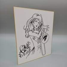 Educational counterfeit reference image (aweaweartaew). — educational counterfeit (FAKE) shikishi reference associated with Monkey Punch