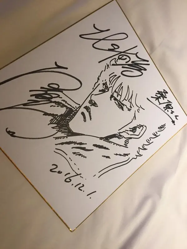 Educational authentic reference image (467238495_9768092336540389_8140457545649760309_n). — educational authentic (REAL) shikishi reference associated with Tetsuo Hara