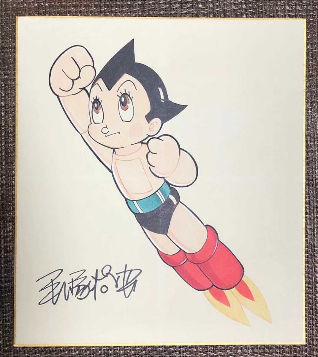 Educational counterfeit reference image (o442028052.1). — educational counterfeit (FAKE) shikishi reference associated with Osamu Tezuka
