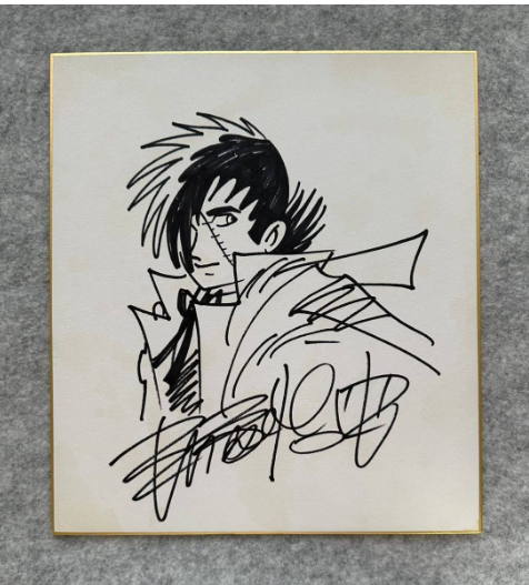 Educational counterfeit reference image (Screenshot 2024-01-23 045328). — educational counterfeit (FAKE) shikishi reference associated with Osamu Tezuka