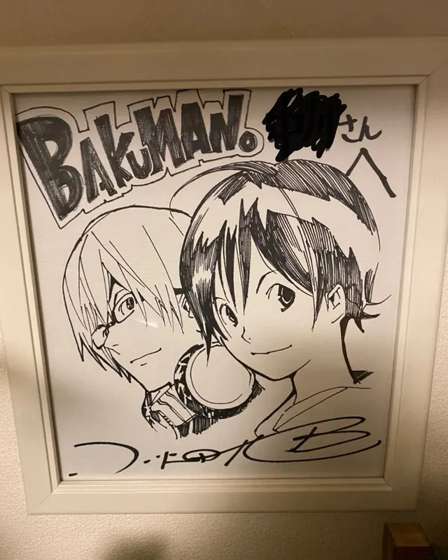Educational authentic reference image (106236335_567034310628317_2094597025563268810_n). — educational authentic (REAL) shikishi reference associated with Takeshi Obata