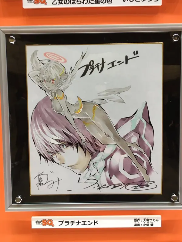 Educational authentic reference image (tumblr_3a35103f8bf98a8aeca841e4f5abdec3_4dd20f84_1280). — educational authentic (REAL) shikishi reference associated with Takeshi Obata