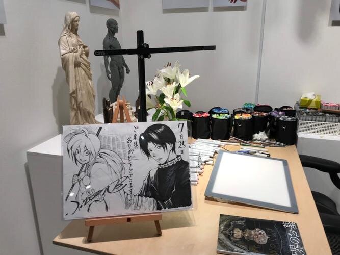 Educational authentic reference image (u=2112520832,3722742885&fm=253&app=138&f=JPEG). — educational authentic (REAL) shikishi reference associated with Takeshi Obata