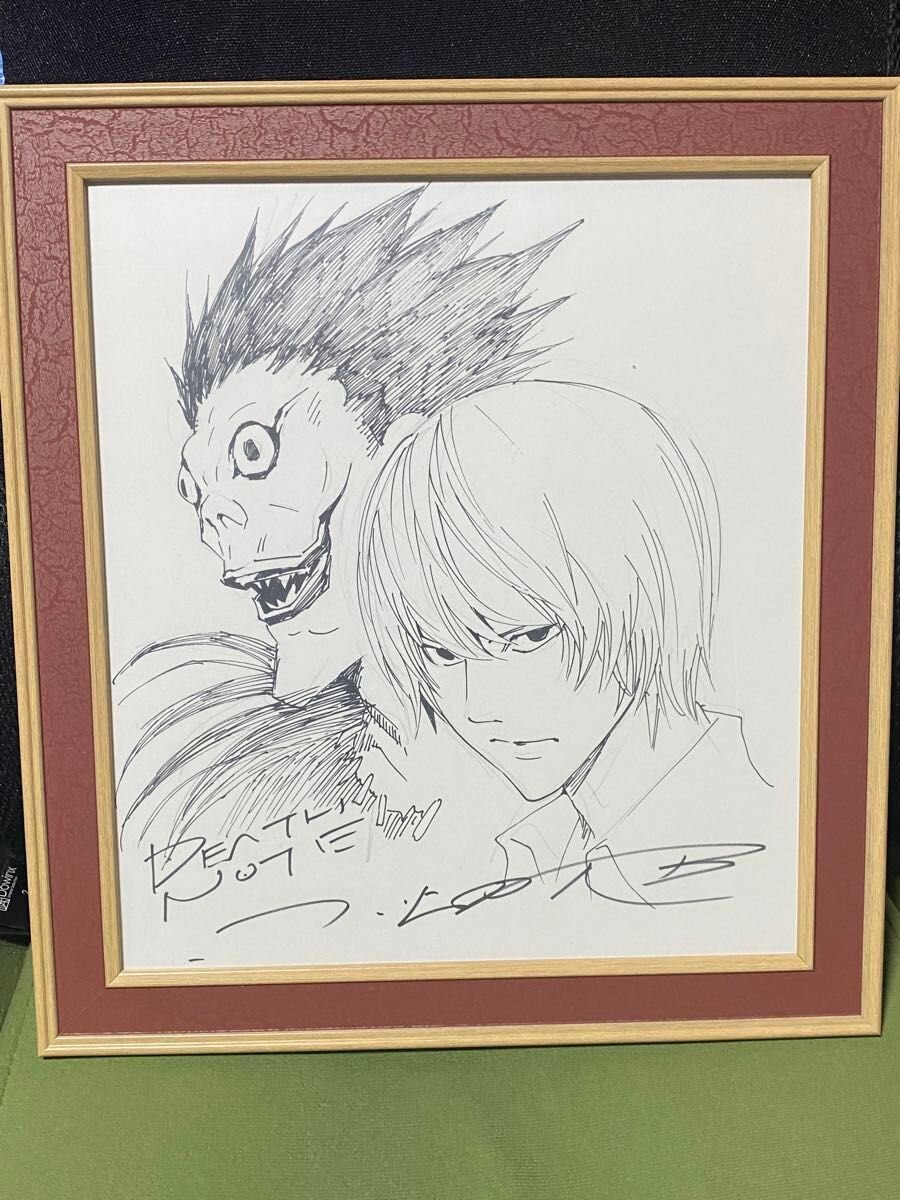Educational authentic reference image (i-img900x1200-1722012620768dtllpt). — educational authentic (REAL) shikishi reference associated with Takeshi Obata