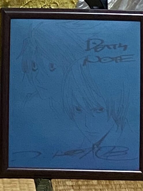 Educational authentic reference image (i-img900x1200-1722014729485703m0h). — educational authentic (REAL) shikishi reference associated with Takeshi Obata