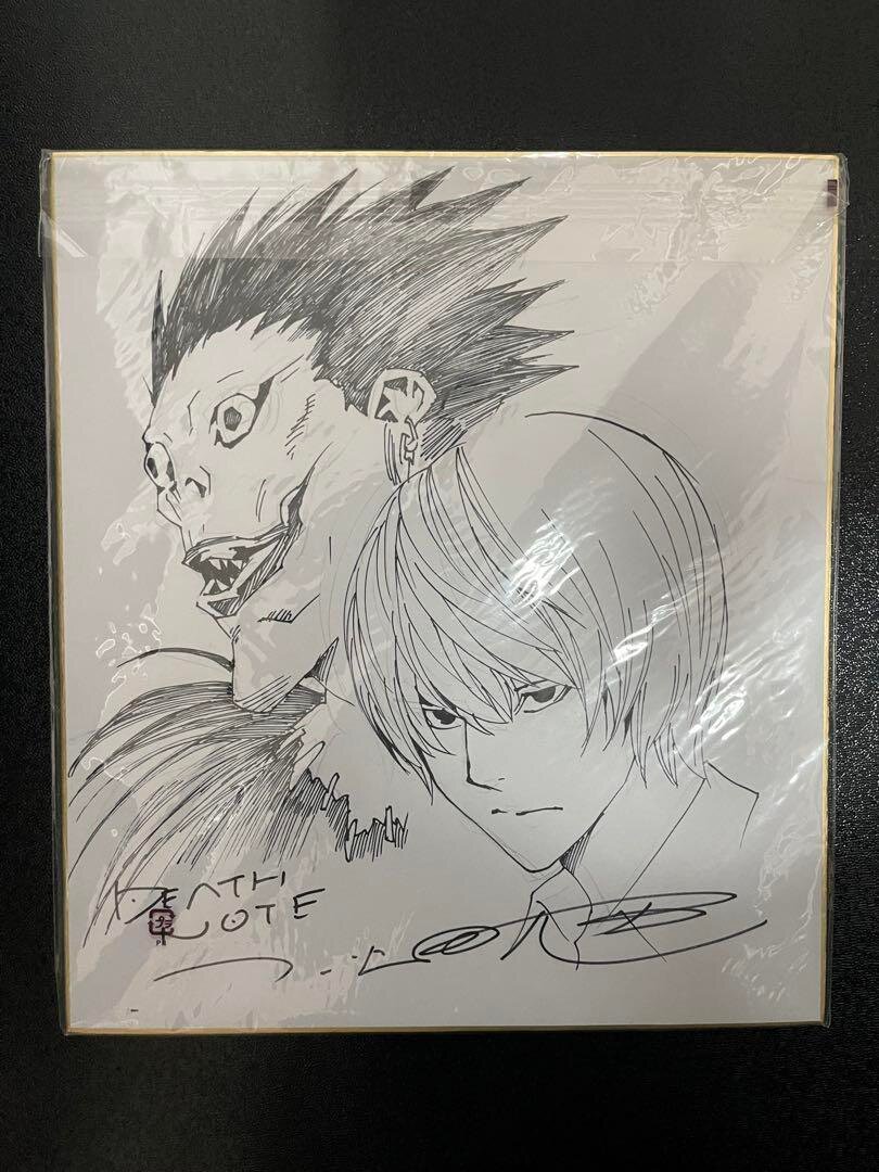 Educational authentic reference image (m69426575043_1). — educational authentic (REAL) shikishi reference associated with Takeshi Obata