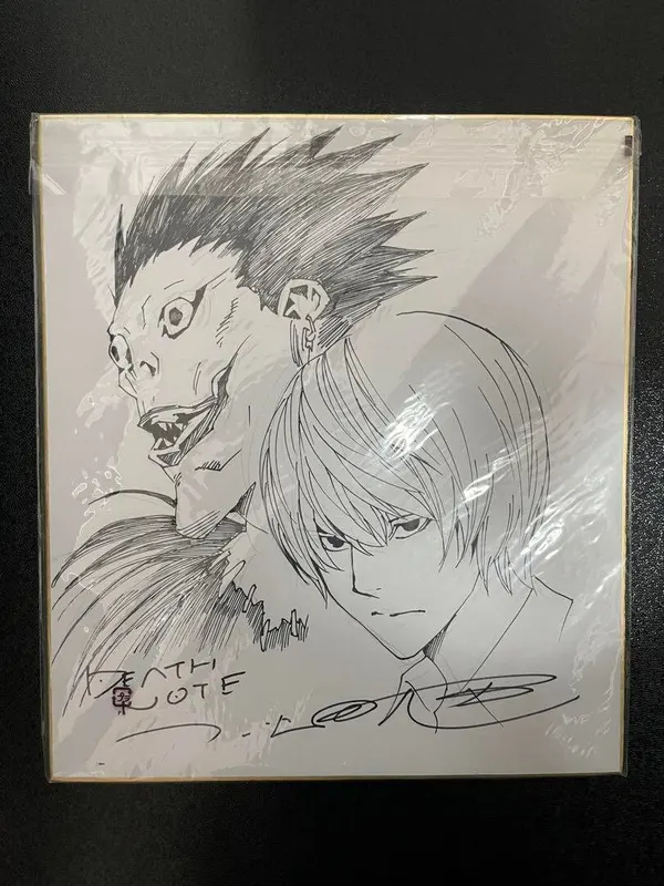 Educational authentic reference image (m69426575043_1). — educational authentic (REAL) shikishi reference associated with Takeshi Obata